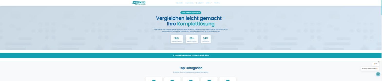 VergleichsPool — independent Swiss comparison portal